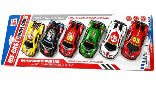 6 PCS Diecast Vehicles Set